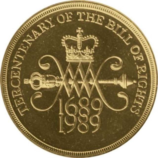 UK 1989 £2: Bill of Rights